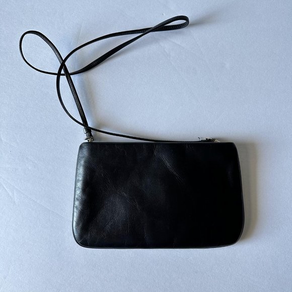 VTG Anne Klein For Calderon Handbag Women Black Bag Crossbody Shoulder Clutch - Picture 8 of 10